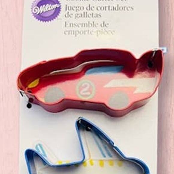 Wilton Fun Cookie Shapes (3) Piece Cookie Cutter Set- Vehicles/Transportation - Picture 2 of 4